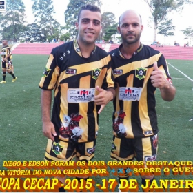 15ª COPA CECAP 2015 - NOVE DE JULHO É O CAMPEÃO DA COPA CECAP 2015 - 