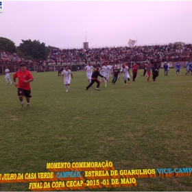15ª COPA CECAP 2015 - NOVE DE JULHO É O CAMPEÃO DA COPA CECAP 2015 - 