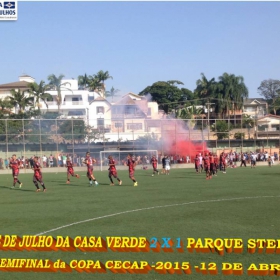 15ª COPA CECAP 2015 - NOVE DE JULHO É O CAMPEÃO DA COPA CECAP 2015 - 