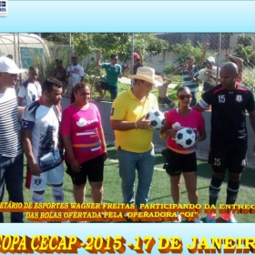 15ª COPA CECAP 2015 - NOVE DE JULHO É O CAMPEÃO DA COPA CECAP 2015 - 