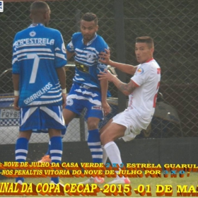 15ª COPA CECAP 2015 - NOVE DE JULHO É O CAMPEÃO DA COPA CECAP 2015 - 