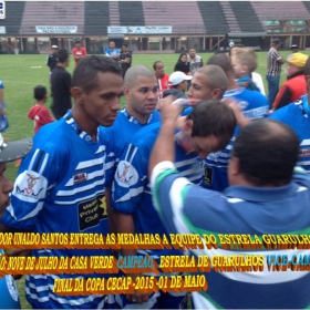 15ª COPA CECAP 2015 - NOVE DE JULHO É O CAMPEÃO DA COPA CECAP 2015 - 