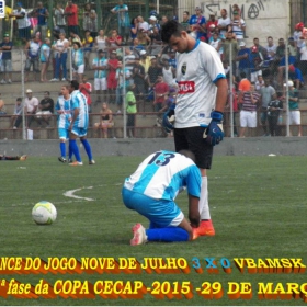 15ª COPA CECAP 2015 - NOVE DE JULHO É O CAMPEÃO DA COPA CECAP 2015 - 