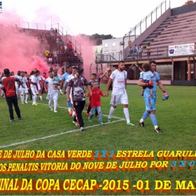 15ª COPA CECAP 2015 - NOVE DE JULHO É O CAMPEÃO DA COPA CECAP 2015 - 