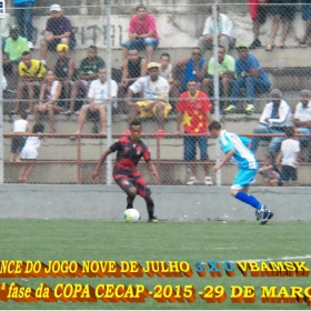 15ª COPA CECAP 2015 - NOVE DE JULHO É O CAMPEÃO DA COPA CECAP 2015 - 