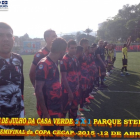 15ª COPA CECAP 2015 - NOVE DE JULHO É O CAMPEÃO DA COPA CECAP 2015 - 