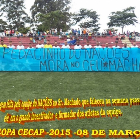 15ª COPA CECAP 2015 - NOVE DE JULHO É O CAMPEÃO DA COPA CECAP 2015 - 