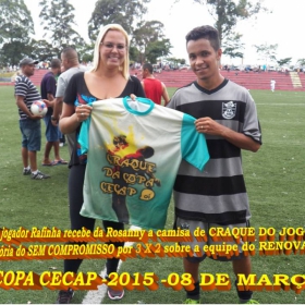 15ª COPA CECAP 2015 - NOVE DE JULHO É O CAMPEÃO DA COPA CECAP 2015 - 