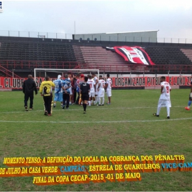 15ª COPA CECAP 2015 - NOVE DE JULHO É O CAMPEÃO DA COPA CECAP 2015 - 