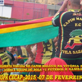 15ª COPA CECAP 2015 - NOVE DE JULHO É O CAMPEÃO DA COPA CECAP 2015 - 