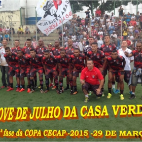 15ª COPA CECAP 2015 - NOVE DE JULHO É O CAMPEÃO DA COPA CECAP 2015 - 