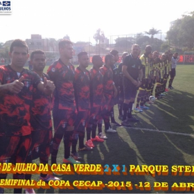 15ª COPA CECAP 2015 - NOVE DE JULHO É O CAMPEÃO DA COPA CECAP 2015 - 