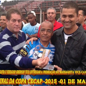 15ª COPA CECAP 2015 - NOVE DE JULHO É O CAMPEÃO DA COPA CECAP 2015 - 