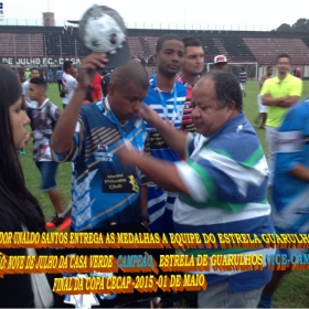 15ª COPA CECAP 2015 - NOVE DE JULHO É O CAMPEÃO DA COPA CECAP 2015 - 