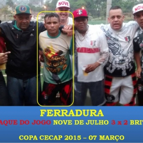 15ª COPA CECAP 2015 - NOVE DE JULHO É O CAMPEÃO DA COPA CECAP 2015 - 