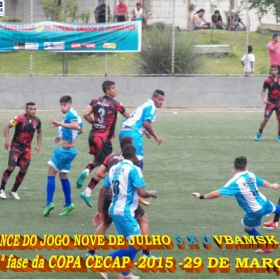 15ª COPA CECAP 2015 - NOVE DE JULHO É O CAMPEÃO DA COPA CECAP 2015 - 