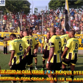 15ª COPA CECAP 2015 - NOVE DE JULHO É O CAMPEÃO DA COPA CECAP 2015 - 
