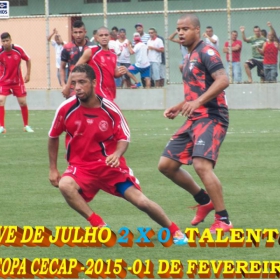 15ª COPA CECAP 2015 - NOVE DE JULHO É O CAMPEÃO DA COPA CECAP 2015 - 