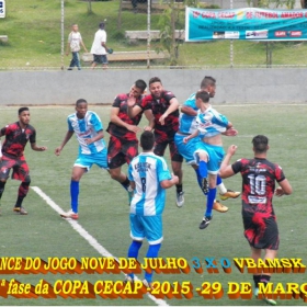 15ª COPA CECAP 2015 - NOVE DE JULHO É O CAMPEÃO DA COPA CECAP 2015 - 