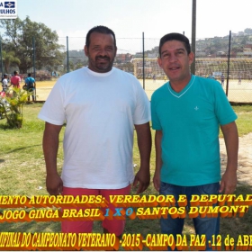 CAMPEONATO DE VETERANOS 2015 - GINGA BRASIL É O GRANDE CAMPEÃO