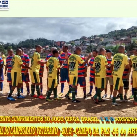 CAMPEONATO DE VETERANOS 2015 - GINGA BRASIL É O GRANDE CAMPEÃO