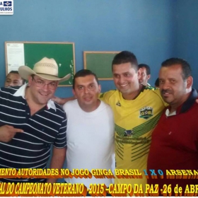CAMPEONATO DE VETERANOS 2015 - GINGA BRASIL É O GRANDE CAMPEÃO