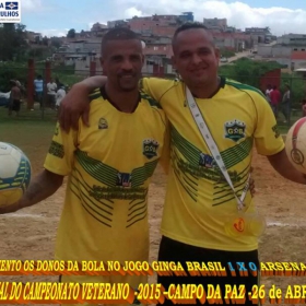 CAMPEONATO DE VETERANOS 2015 - GINGA BRASIL É O GRANDE CAMPEÃO