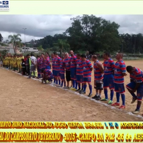 CAMPEONATO DE VETERANOS 2015 - GINGA BRASIL É O GRANDE CAMPEÃO