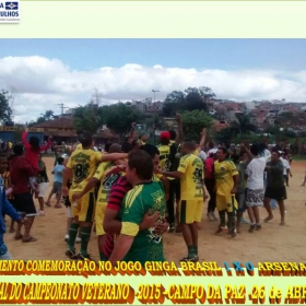 CAMPEONATO DE VETERANOS 2015 - GINGA BRASIL É O GRANDE CAMPEÃO
