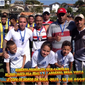 2ª COPA OS DONOS DA BOLA 2015 -  VASCO VILA R EAL - BI-CAMPEÃO 