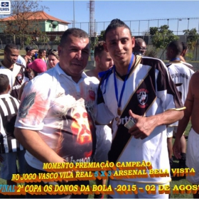 2ª COPA OS DONOS DA BOLA 2015 -  VASCO VILA R EAL - BI-CAMPEÃO 