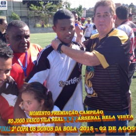 2ª COPA OS DONOS DA BOLA 2015 -  VASCO VILA R EAL - BI-CAMPEÃO 