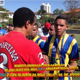 2ª COPA OS DONOS DA BOLA 2015 -  VASCO VILA R EAL - BI-CAMPEÃO 