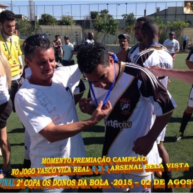 2ª COPA OS DONOS DA BOLA 2015 -  VASCO VILA R EAL - BI-CAMPEÃO 