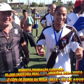 2ª COPA OS DONOS DA BOLA 2015 -  VASCO VILA R EAL - BI-CAMPEÃO 