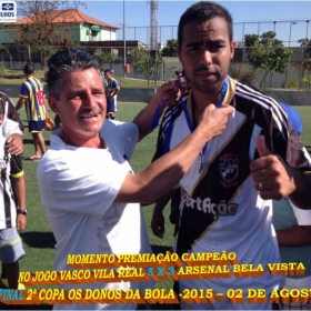 2ª COPA OS DONOS DA BOLA 2015 -  VASCO VILA R EAL - BI-CAMPEÃO 