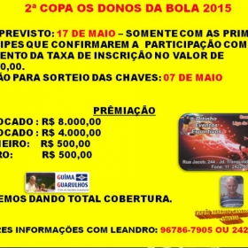 2ª COPA OS DONOS DA BOLA 2015 -  VASCO VILA R EAL - BI-CAMPEÃO 