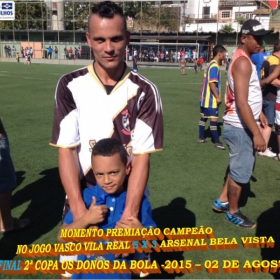 2ª COPA OS DONOS DA BOLA 2015 -  VASCO VILA R EAL - BI-CAMPEÃO 