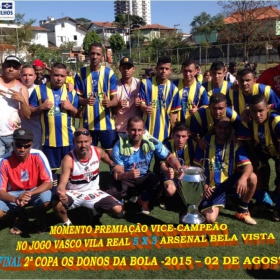 2ª COPA OS DONOS DA BOLA 2015 -  VASCO VILA R EAL - BI-CAMPEÃO 