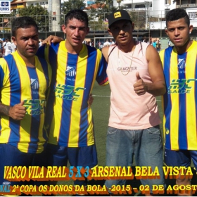 2ª COPA OS DONOS DA BOLA 2015 -  VASCO VILA R EAL - BI-CAMPEÃO 