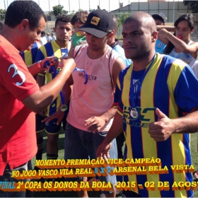 2ª COPA OS DONOS DA BOLA 2015 -  VASCO VILA R EAL - BI-CAMPEÃO 