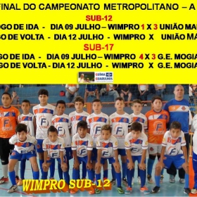 WIMPRO - MENORES - CAMPEÃO SUB-12  METROPOLITANO A2 2015