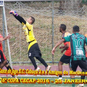 16º COPA CECAP 2016 - BOTAFOGO JAÇANÃ É  O GRANDE CAMPEÃO VENCEU POR 3 X 0 A EQUIPE DO BOM GOLE/L3  