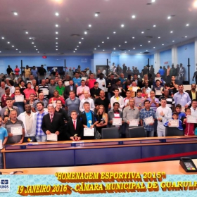  HOMENAGEM ESPORTIVA 2015 - REALIZADA DIA 19 JANEIRO 2016 NA CÂMARA DE GUARULHOS