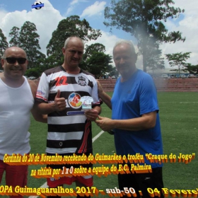 2ª COPA GUIMAGUARULHOS DE VETERANOS 2017 - 40 e 50 ANOS - VASCO CAMPEÃO DO 40 E ESTRELA CAMPEÃO DO 50 