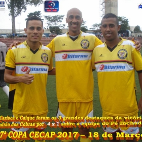  17ª COPA CECAP -  TIRADENTES É O GRANDE CAMPEÃO 
