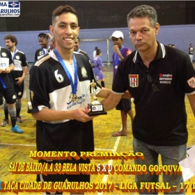TAÇA CIDADE DE GUARULHOS 2017 - LIGA DE FUTSAL 
