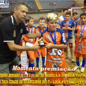 TAÇA CIDADE DE GUARULHOS 2017 - LIGA DE FUTSAL 