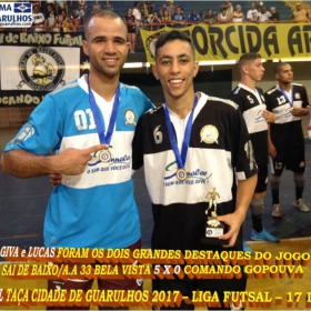 TAÇA CIDADE DE GUARULHOS 2017 - LIGA DE FUTSAL 