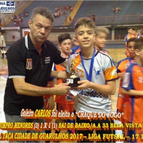 TAÇA CIDADE DE GUARULHOS 2017 - LIGA DE FUTSAL 